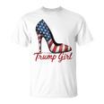 Trump Girl High Heel Stilettos American Flag Trump 2024 T-Shirt