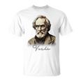 Verdi Portrait Italian Opera T-Shirt