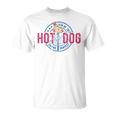 Vintage 4Th Of July Hot Dog Eating Contest Hot Dog T-Shirt