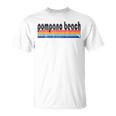 Vintage 80S Style Pompano Beach Fl T-Shirt