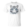 White Tiger Blue Eyes Wild Cat Animal T-Shirt