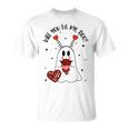 Will You Be My Boo Boujee Valentines Day Ghost T-Shirt