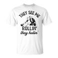 They See Me Rolling They Hatin' Vintage Armbar Jiu-Jitsu Bjj T-Shirt