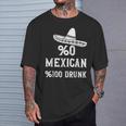 0 Mexican 100 Drunk Cinco De Mayo De Fiesta T-Shirt Gifts for Him