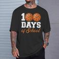 100 Days Of School For 100Th Day Basketball Student Teacher T-Shirt Gifts for Him