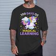 100Th Day Of School Unicorn Girls 100 Days Of Kindergarten T-Shirt Gifts for Him