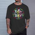 100Th Days Counting Tally Marks Happy 100Th Day Of School T-Shirt Gifts for Him