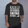 1030 Ahr Skiabenteuer T-Shirt, Abschluss eines Schönen Skitags Geschenke für Ihn