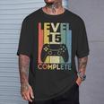 15 Años Cumpleaños Niño Niña Chico Chica Regalo Level 15 Camiseta unisex Regalos para él