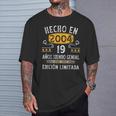 19 Años Cumpleaños Regalo Hombre Hecho En 2004 Hecho En 2004 Camiseta unisex Regalos para él