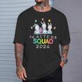 2024 Easter Squad Family Matching Bunny Egg Hunt Group T-Shirt Gifts for Him