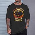 2024 Solar Eclipse Indiana Trip In Path Of Totality April 8 T-Shirt Gifts for Him