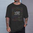 21 Cumpleaños Chica Chico Raíz Cuadrada 441 21 Años Camiseta unisex Regalos para él