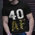 40 Af Vintage 40Th Birthday Military T-Shirt Gifts for Him