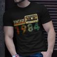 40 Year Old Vintage 1984 40Th Birthday Cassette Tape T-Shirt Gifts for Him