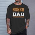 40 Years Sober Dad Aa Alcoholics Anonymous Recovery Sobriety T-Shirt Gifts for Him