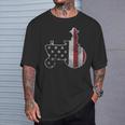 4Th Of July American Flag Tractor Usa Independence Day T-Shirt Gifts for Him