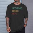 50 Years Old Legend Since 1974 50Th Birthday T-Shirt Gifts for Him