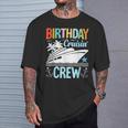 60Th Birthday Cruise 60 Years Old Cruising Crew Bday Party T-Shirt Gifts for Him