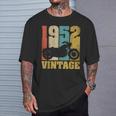 72Nd Birthday Biker Retro Vintage 1952 Motorcycle T-Shirt Gifts for Him