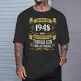 75 Años Cumpleaños Regalo Hombre Hecho En 1948 Hecho En 1948 Camiseta unisex Regalos para él