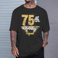 75Th Birthday Squad 75 Year Old Birthday Sparkle T-Shirt Gifts for Him
