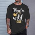 Abuela Of The Wild One 1St Birthday First Thing Matching T-Shirt Gifts for Him