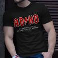 Adhd Highway To Hey Look A Squirrel Hard Rocker Adhd T-Shirt Gifts for Him
