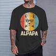 Alpa Alpaca Papa T-Shirt Geschenke für Ihn