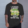 I Always Carry A Little Pot With Me St Patricks Day T-Shirt Gifts for Him