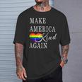 Make America Kind Again Rainbow Lgbtq Gay Rights Support T-Shirt Gifts for Him