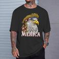 America Patriotic Usa Flag Eagle Of Freedom 4Th Of July T-Shirt Gifts for Him