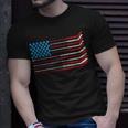 American Flag Patriotic 4Th Of July Hockey T-Shirt Gifts for Him