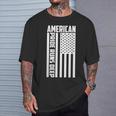 American Pride Runs Deep I Usa Flag T-Shirt Gifts for Him