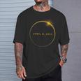 American Totality April 8 2024 Total Solar Eclipse Viewing T-Shirt Gifts for Him