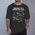 Anatomy Of A Pew Pewer Hunter Rifle Gun Hunting T-Shirt Gifts for Him