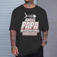 Angel Angler Papa Spruch Wie Ein Normaler Papa Nur Cooler T-Shirt Geschenke für Ihn