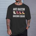 Anti Rassism Unicorn Squad No Racism Anti-Racism T-Shirt Geschenke für Ihn