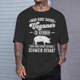 Antiegan Pig Hadegan Antiegan Slogan T-Shirt Geschenke für Ihn