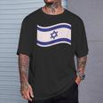 Apoye A Israel Con La Bandera Israelí Con La Estrella De David Camiseta unisex Regalos para él