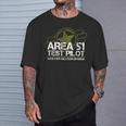 Area 51 Ufo Test Pilot Alien Roswell Weather Balloon T-Shirt Gifts for Him
