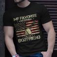 Army Veterans Day My Favorite Veteran Is My Boyfriend T-Shirt Gifts for Him