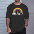 Atlanta Gay Pride Month Festival 2019 Rainbow Heart T-Shirt Gifts for Him