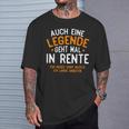 Auch Eine Legende Geht Mal In Ren Auch Eine Legende Geht Mal T-Shirt Geschenke für Ihn