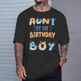 Aunt Of The Birthday Boy Dog Family Party T-Shirt Gifts for Him