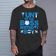 Aunt Of The Boss Birthday Boy Baby Family Party Decorations T-Shirt Gifts for Him