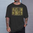 Austin 3 16 Classic American Distressed Vintage T-Shirt Gifts for Him