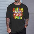 Autism Is My Super Power Autism Awareness Day Boys Toddlers T-Shirt Gifts for Him