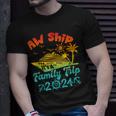 Aw Ship It's A Family Trip Cruise Vacation Beach 2024 T-Shirt Gifts for Him