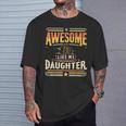Awesome Like My Daughter Vintage Matching Father Daughter T-Shirt Gifts for Him